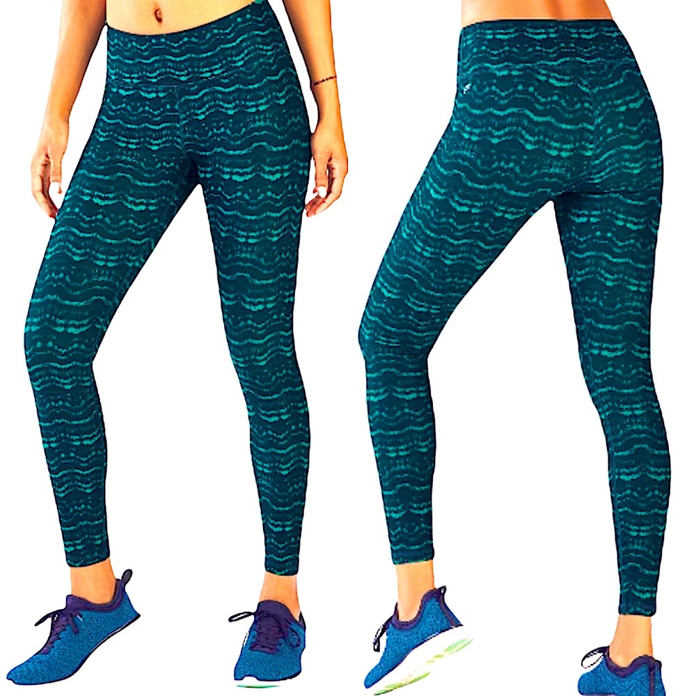 ($64.95) Fabletics Powerhold 7/8 Sz S Tie Dye Legging Jogger Capri High Rise